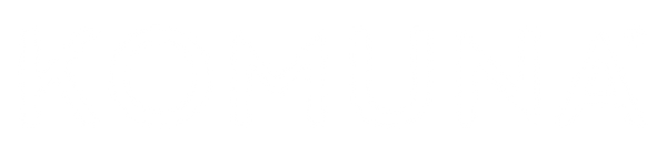 Komuna logo, representing the brand identity of specialty coffee in Denmark.