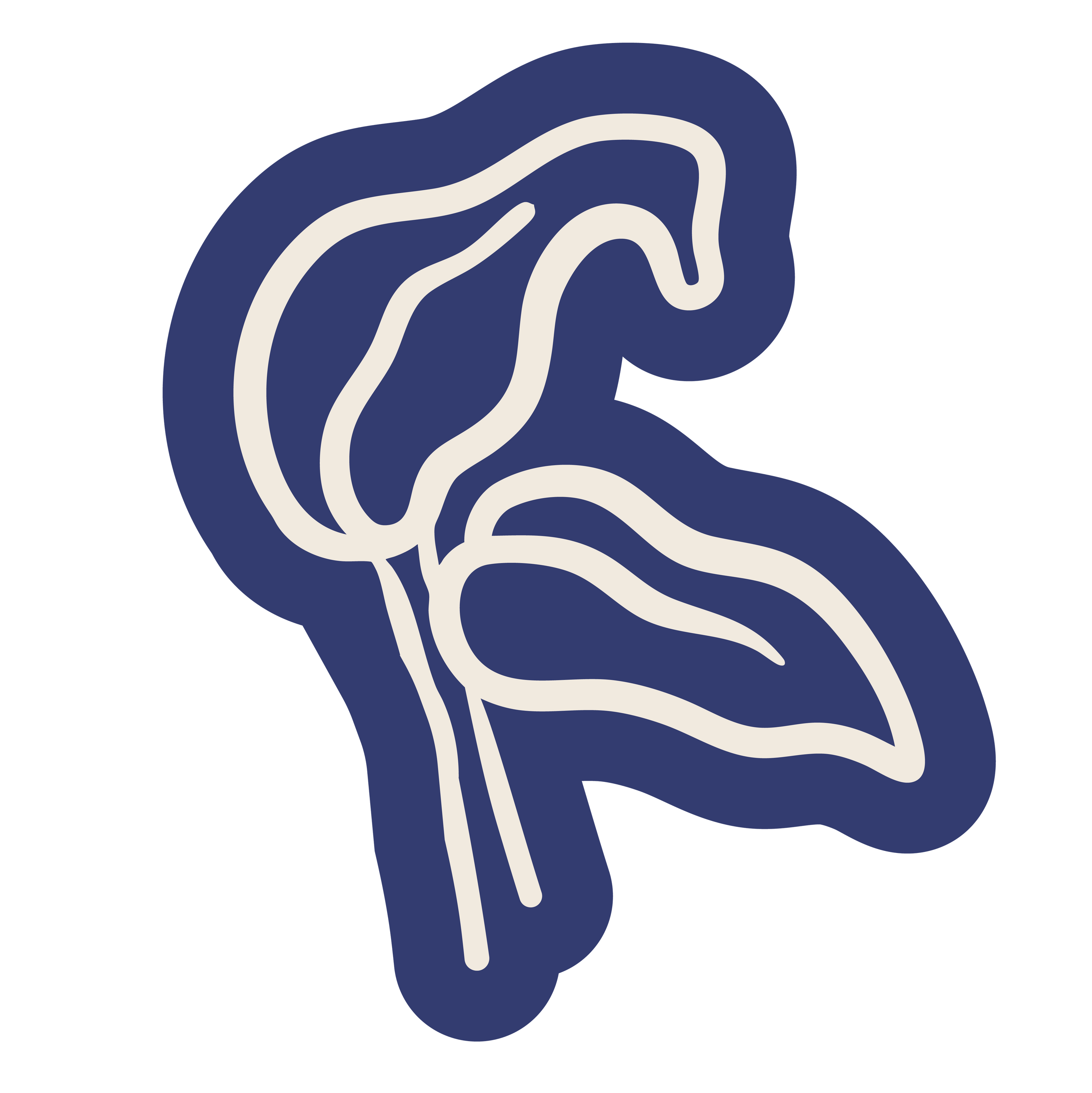 Hand-drawn illustration symbolizing regenerative agriculture practices used by Komuna specialty coffee farmers in Mexico.